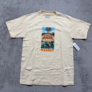 PacSun Market‎ Netflix T Shirt Medium Beige Medium Squid Game TV Show
